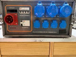 Cuadro Eléctrico 32A 380V EN MALETA RACK