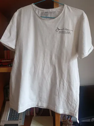 CAMISETA BLANCA T.L ZARA