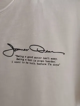 CAMISETA BLANCA T.L ZARA