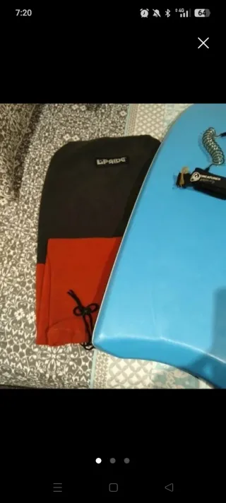 Tabla Bodyboard Azul con Funda