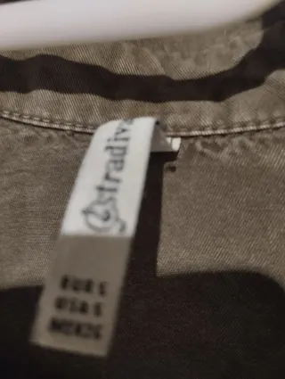 Camisa vaquera verde militar