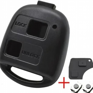 Carcasa llave 2 botones Toyota