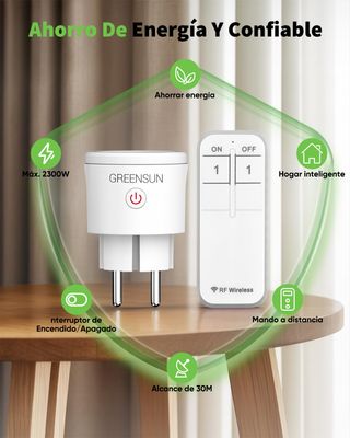 GreenSun Mini Control de Enchufe Inteligente