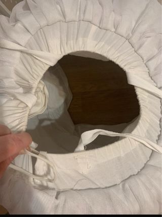 Cancán de fallera blanco