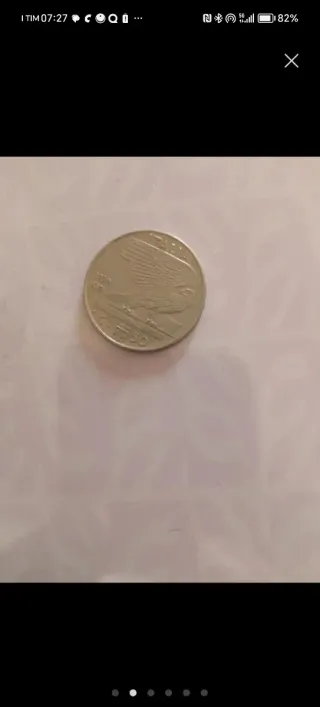 Moneta Regno d'Italia 50 Lire Aquila