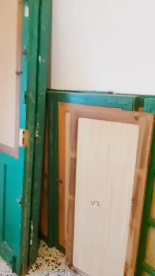 Ventanas de madera con contra