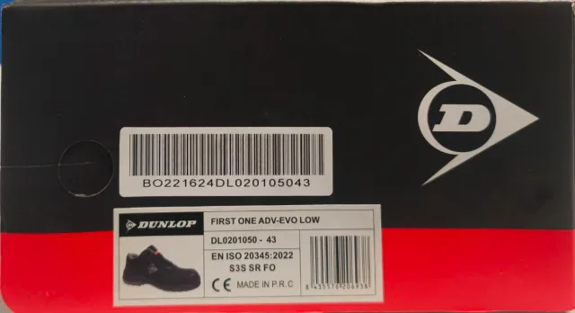 Zapatos Seguridad Dunlop Talla 43