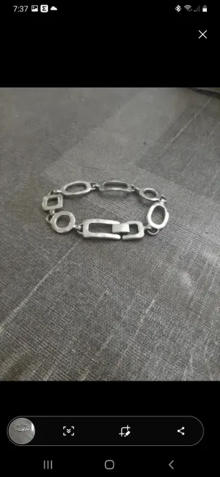 Pulsera eslabones plata