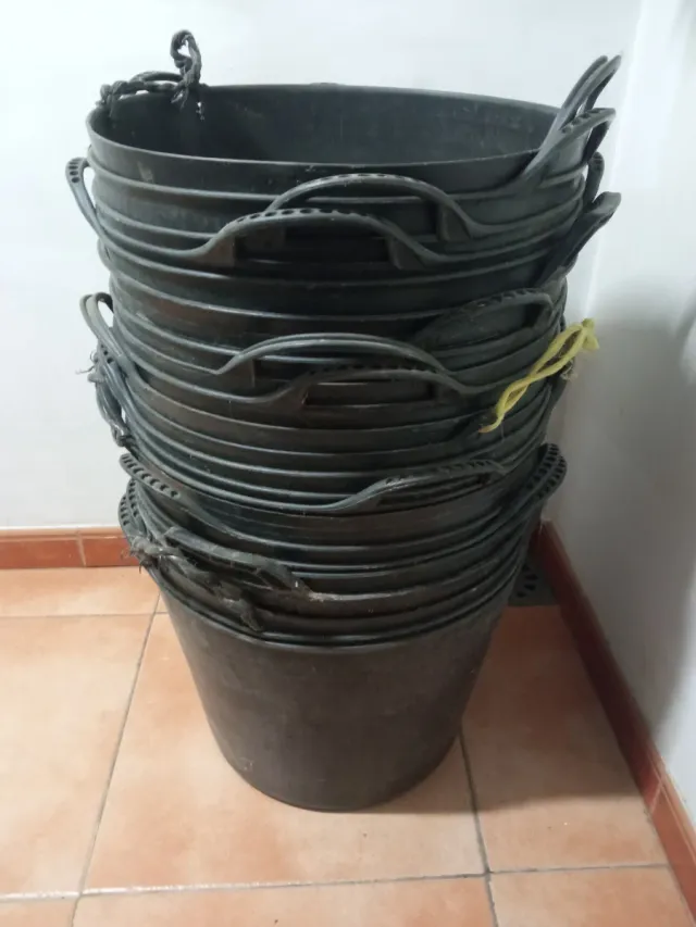 Capazo Cesta Apilableq Negro