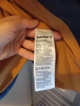 Giacca Timberland Blu/Gialla Taglia XXL