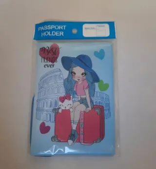 Funda pasaporte diseño Londres-Italia