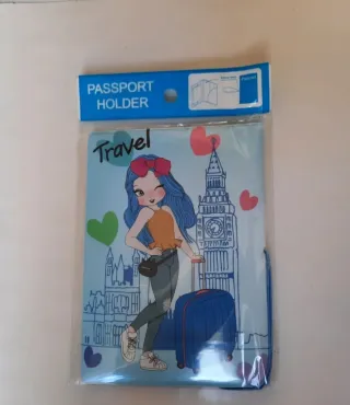 Funda pasaporte diseño Londres-Italia