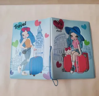 Funda pasaporte diseño Londres-Italia