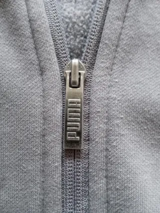 Sudadera Puma Gris con Capucha