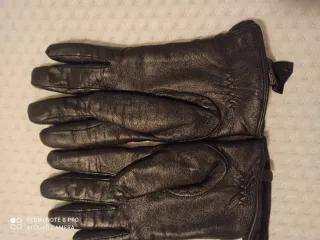 Guantes mujer efecto piel acolchados