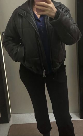 Giubbotto bomber donna nero