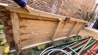 Puerta antigua de madera