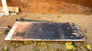 Puerta antigua de madera