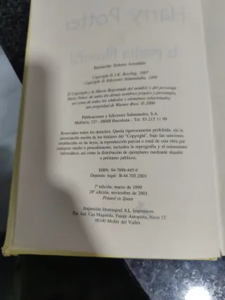 Harry Potter Y La Piedra Filosofal