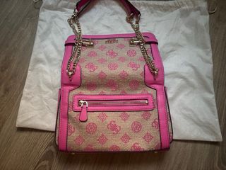Bolso Guess Beige y Rosa