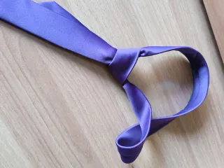 Cravatta Lucio Lamberti Seta, Viola,Nuova