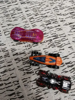 3 Coches de Juguete Hot Wheels