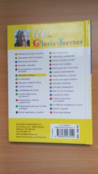 3 libros de Gloria Fuertes.