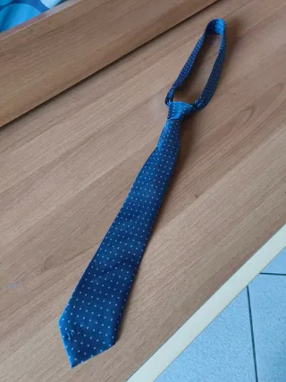 Cravatta Renato Marielli blu pois