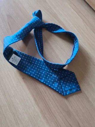 Cravatta Renato Marielli blu pois