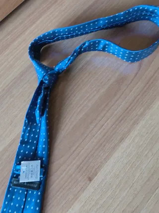 Cravatta Renato Marielli blu pois