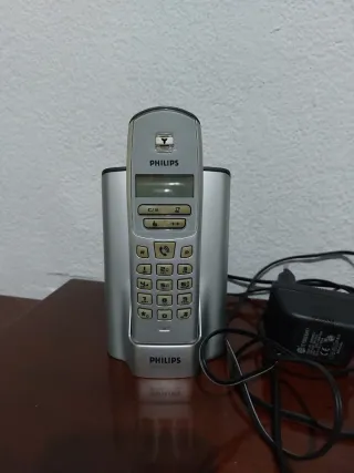 Teléfono Inalámbrico Philips Plata