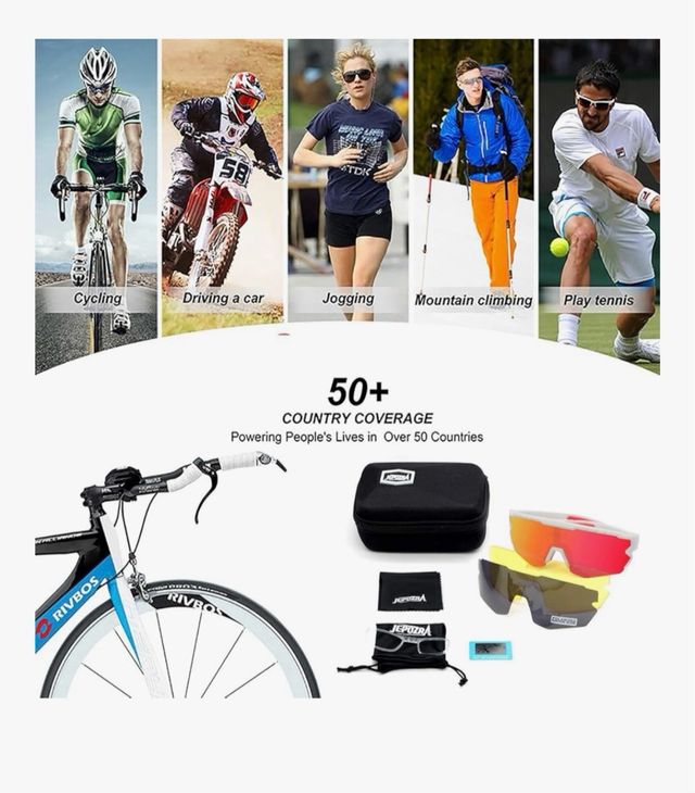 Gafas Ciclismo JEPOZRA Polarizadas