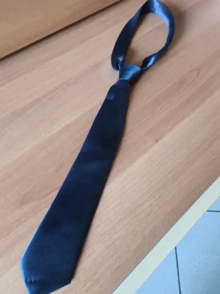 Cravatta Renato Marielli blu seta nuova