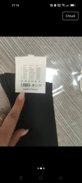 Calzini Nike neri con logo giallo