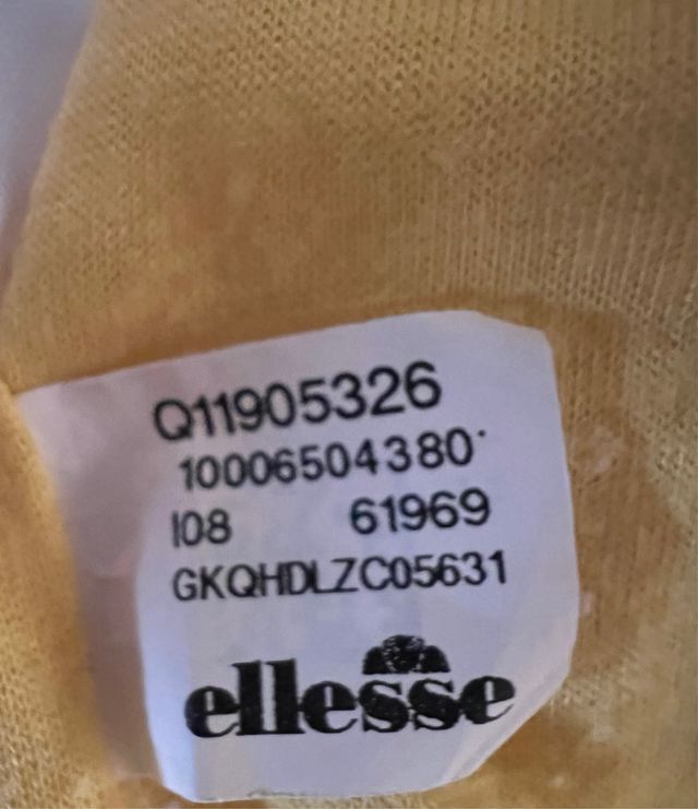 Cortavientos Ellesse Amarillo Talla M
