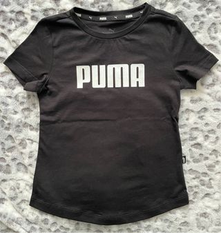 Camiseta Puma infantil negra