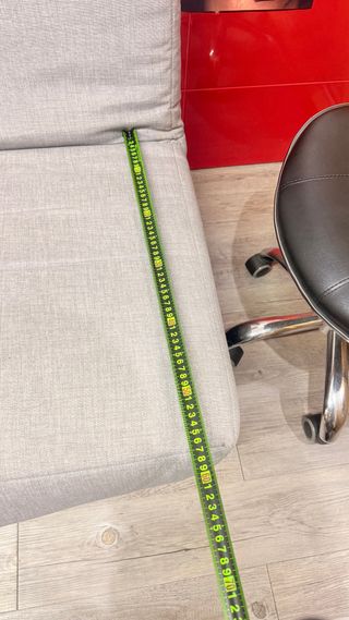 Sofá Cama Canapé Gris y Negro