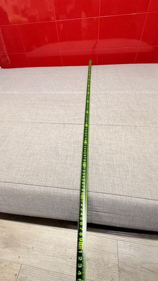 Sofá Cama Canapé Gris y Negro