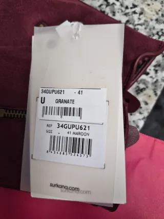 Guantes Syrkana Piel Granate