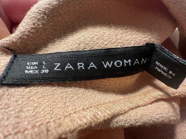 Vestido Zara Colorblock Talla L