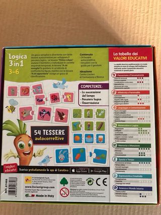 Logica 3 in 1 Carotina (3-6 anni)