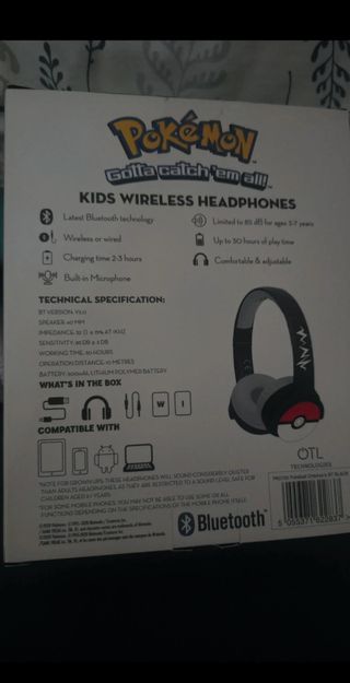 Auriculares Inalámbricos Pokémon