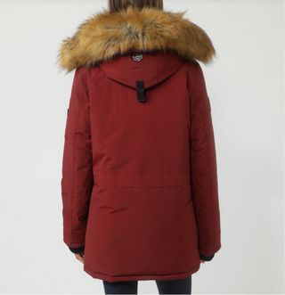 Anorak Geographical Norway Rojo con Capucha