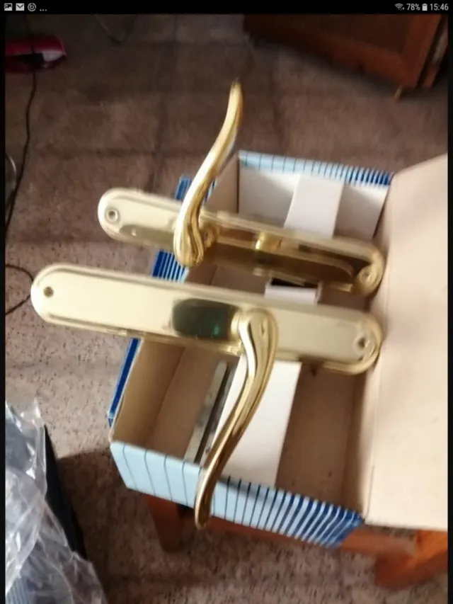 Manillas doradas - 17 pares