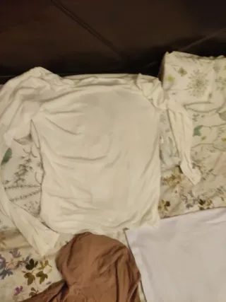 Lote 7 Camisetas Interiores Mujer Talla L/XL