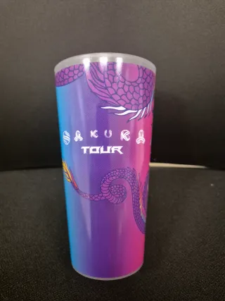 Vaso concierto Saiko dragón morado