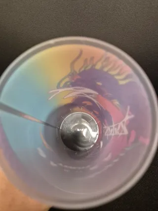 Vaso concierto Saiko dragón morado