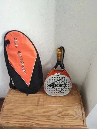 Lote 3 raquetas tenis + funda y bolsa y 2 de pádel