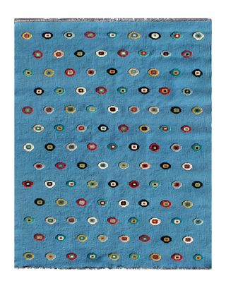 Kilim Kaudani Lana Reversibile Rilievo 202x157 CM