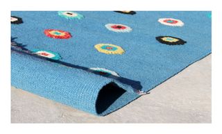 Kilim Kaudani Lana Reversibile Rilievo 202x157 CM